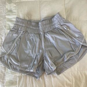 Lulu lemon shorts. Light grey, size 6. Fits like a small.